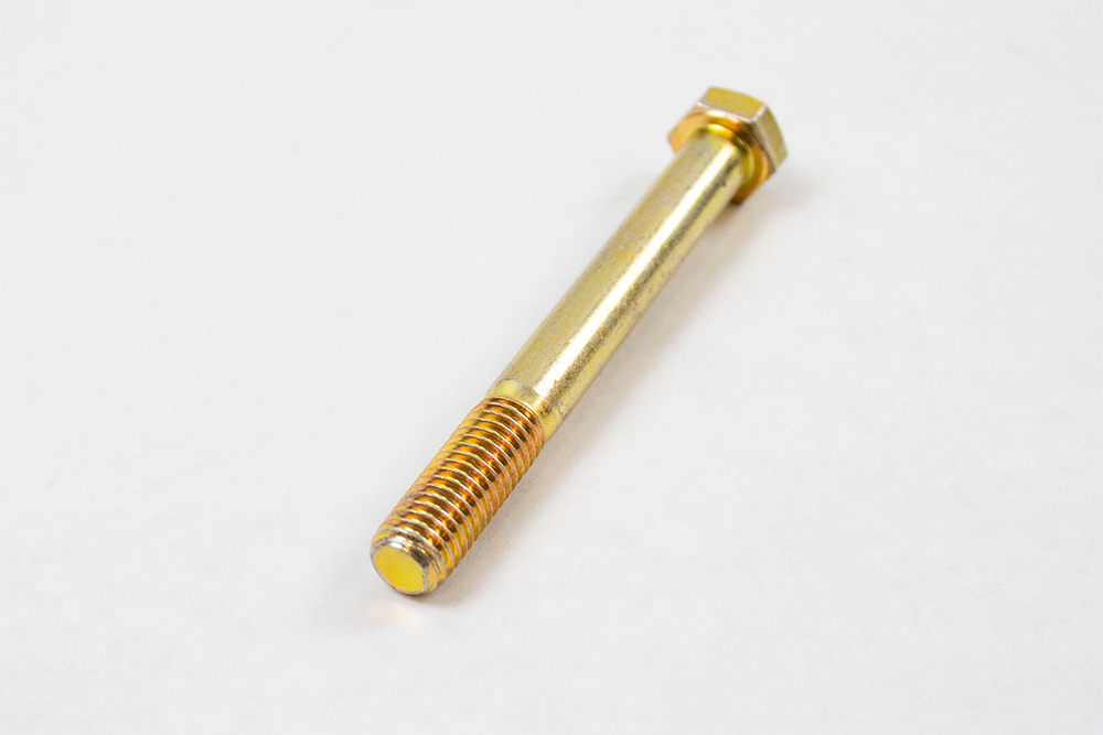 299348 0 5 13 X 4 5 IN Bolt Hex Head Grade 8 Zinc Yellow Chromate Plated Retainer Bolt for 2 in Hex Auger Extensions WEBREADY 3