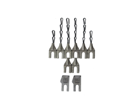 205005 KIT DC10 auger tooth dirt 30 in cast head web 1