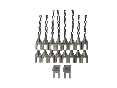 205005 KIT DC18 auger tooth dirt 48 in cast head web 1