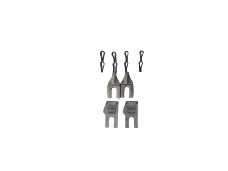 205005 KIT DC4 auger tooth dirt 6 8 9 10 12 in cast head web 1