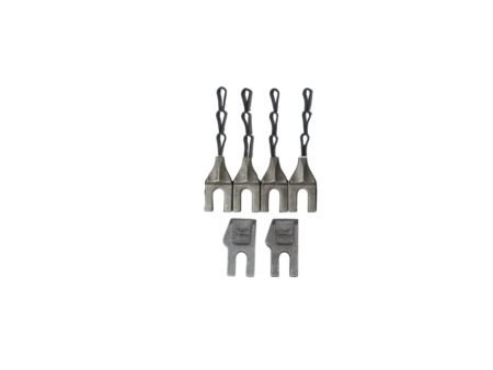 205005 KIT DC6 auger tooth dirt 16 18 20 in cast head web 1