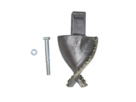 205065 KIT auger fishtail point chunky carbide 6in up web 1