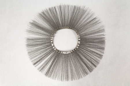 216205 Blue Diamond Broom Wafer 10 in x 32 in Steel Convoluted WEBREADY 1