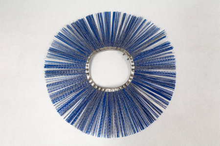 216209 Blue Diamond Broom Wafer 10 in x 32 in Poly Steel Convoluted WEBREADY 1