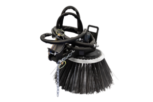 116555 Broom Pickup Series Gutter Brush with Shut Off Valve 1 in Round Motor Shaft WEBREADY 1