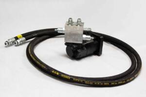 203785 Brush Cutter ED S2 Eaton Hydraulic Motor 160cc with Dual Reliefs Hoses Assembly WEBREADY 2