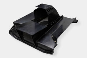 203851 2 Brush Cutter MEX SD S2 Deck Weldment with Hood Flares and Access Cover 42 in WEBREADY 1