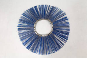 216209 Blue Diamond Broom Wafer 10 in x 32 in Poly Steel Convoluted WEBREADY 1