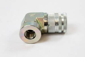 224015 Coupler Female Flat Face 0 5 in O Ring Thread with 90 Degree Angle WEBREADY 2