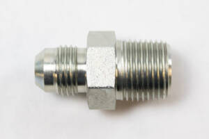 295010 M06 JIC M06 NPT Hydraulic Straight Fitting Male 6 JIC x Male 6 Pipe Thread WEBREADY 1