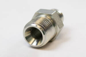 295010 M06 JIC M06 NPT Hydraulic Straight Fitting Male 6 JIC x Male 6 Pipe Thread WEBREADY 3