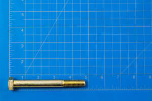299348 0 5 13 X 4 5 IN Bolt Hex Head Grade 8 Zinc Yellow Chromate Plated Retainer Bolt for 2 in Hex Auger Extensions WEBREADY 4